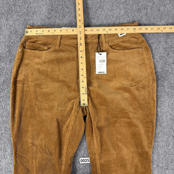 Judy Blue Corduroy Pants Womens 18W Camel Brown Cordelia Bootcut Mid Rise NEW - Picture 7 of 12
